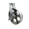 Service Caster 12'' Extra Heavy Duty Semi Steel Cast Iron Wheel Swivel Caster with Brake CRAN-SCC-KP92S1230-SSR-SLB - alternate 1